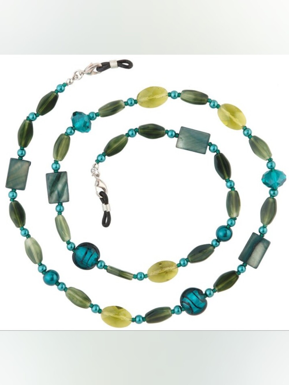 Beaded Eyeglasses Chain Necklace